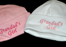Daddys Girl White Cotton Hat (copy)