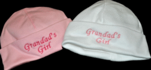 Daddys Girl White Cotton Hat (copy)