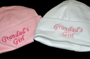 Daddys Girl White Cotton Hat (copy)