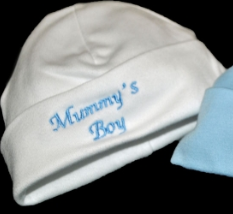 Daddy's Boy White Cotton Hat (copy)