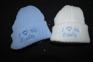 Beanie Hat Newborn- Nannas Girl- Pink (copy)