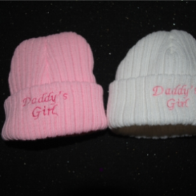 Daddy's Girl Beanie Hat- Newborn