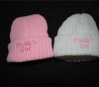 Daddy's Girl Beanie Hat- Newborn