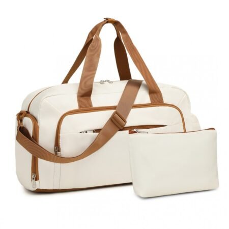 Versatile Hospital Bag Two-piece Set - Beige And Brown