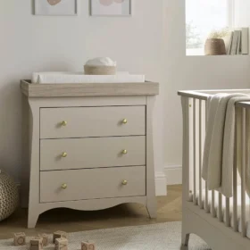 Clara 3 Piece Nursery Furniture Set – Cashmere & Ash