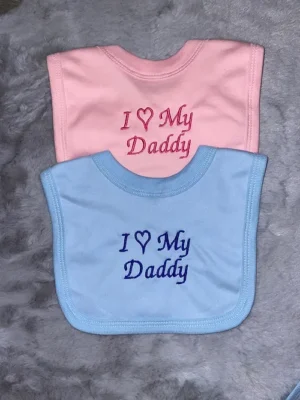 I Love My Daddy Pop On Bib