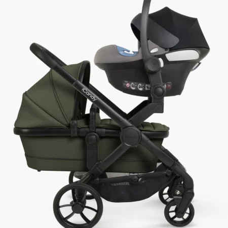 Icandy Peach 7 Twin Pushchair And Carrycot- Ivy