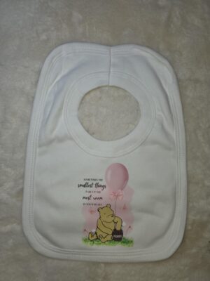 Winnie The Pooh Pop On Bib- Boy (copy)