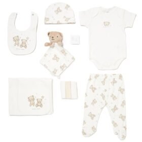 Baby Unisex Bear 10 Piece Mesh Bag Gift Set