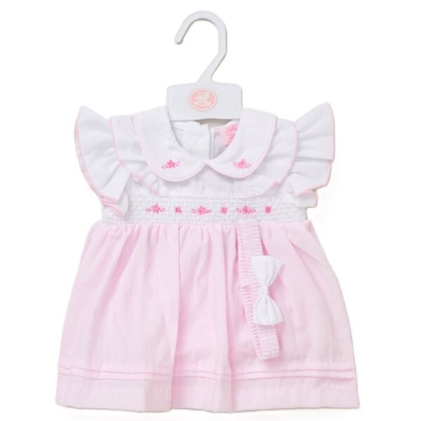 Baby Girls Dress, Pant & Headband Set