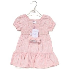 Willow & Whistle Girls Smocked Panel Dress & Headband Set (copy)