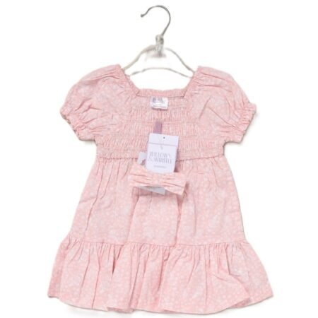 Willow & Whistle Girls Smocked Panel Dress & Headband Set (copy)