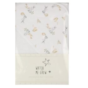 Hooded Towel/robe With Elephant Print Hood- White Trim (copy)