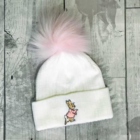 Baby Boys Rabbit Pom Hat - Blue 3-9m (copy)