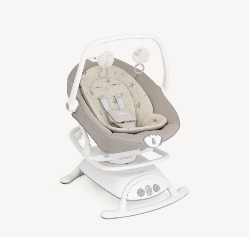 Sansa™ 2in1 Infant Bouncer & Baby Rocker- Cosmo Tan