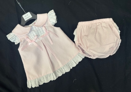 Weemee Dress And Bloomer Set