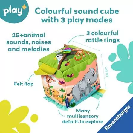 Ravensburger Roll And Play Sound Cube Wild Animals Ravensburger Roll And Play Sound Cube Wild Animals