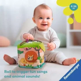 Ravensburger Roll And Play Sound Cube Wild Animals