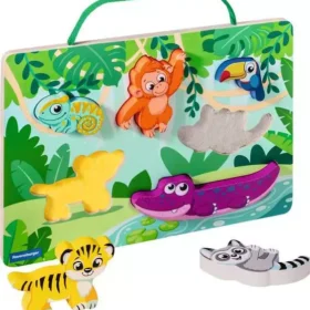 Ravensburger Wooden Touch And Play Puzzle In The Jungle