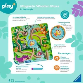 Ravensburger Magnetic Wooden Maze In The Jungle
