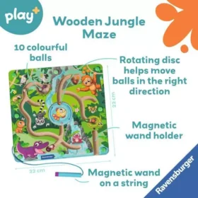 Ravensburger Magnetic Wooden Maze In The Jungle