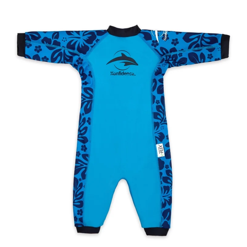 Splashy Swimsuit With E-Flex- Maui Blue