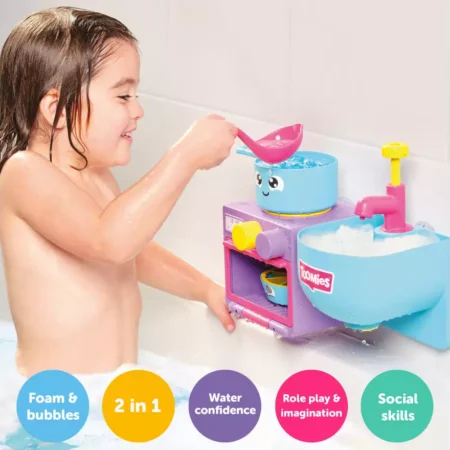 Toomies Bubble And Bake Bathtime Kitchen Bath Toy