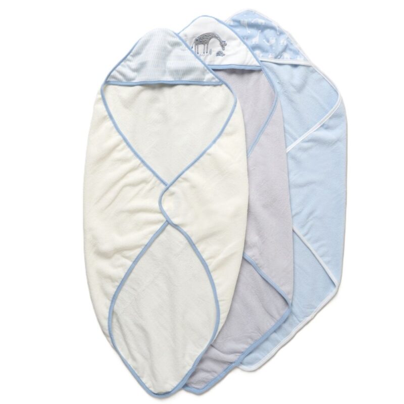 Baby Teddy 6 Piece Hooded Towels & Washcloths Bath Time Set (copy)