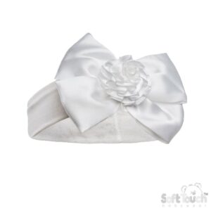 Pink Headband W/bow & Flower (copy)