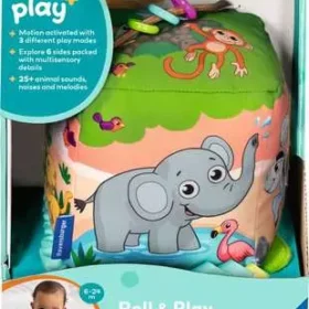 Ravensburger Roll And Play Sound Cube Wild Animals