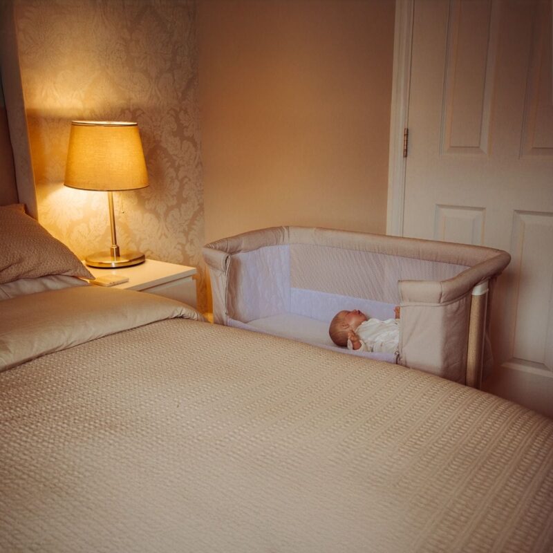 Redkite Rockable Bedside Crib – Oatmeal