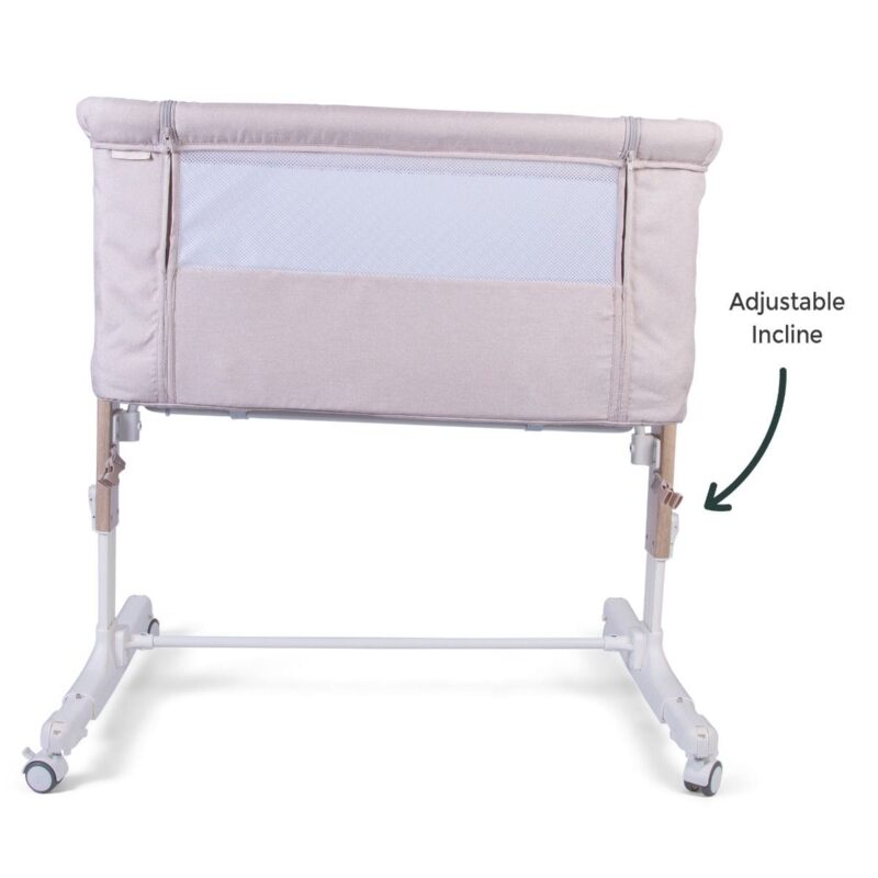 Redkite Rockable Bedside Crib – Oatmeal