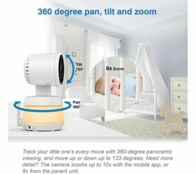 Vtech Rm7767hd Smart 7-inch Video Baby Monitor