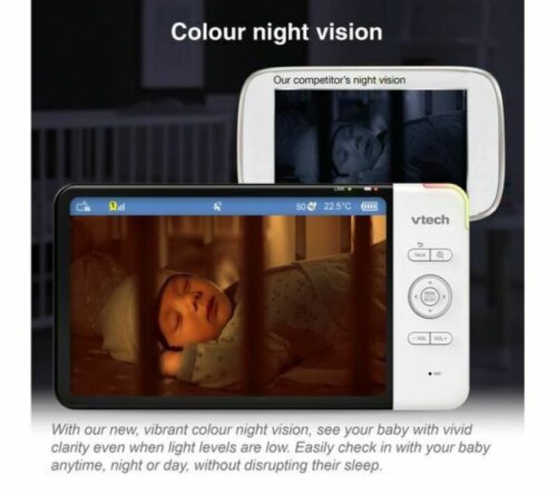 Vtech Rm7767hd Smart 7-inch Video Baby Monitor