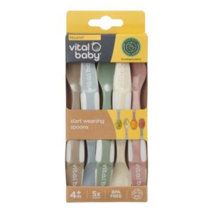 Vital Baby Big Kid Chunky Cutlery 4pk - Natural (copy)