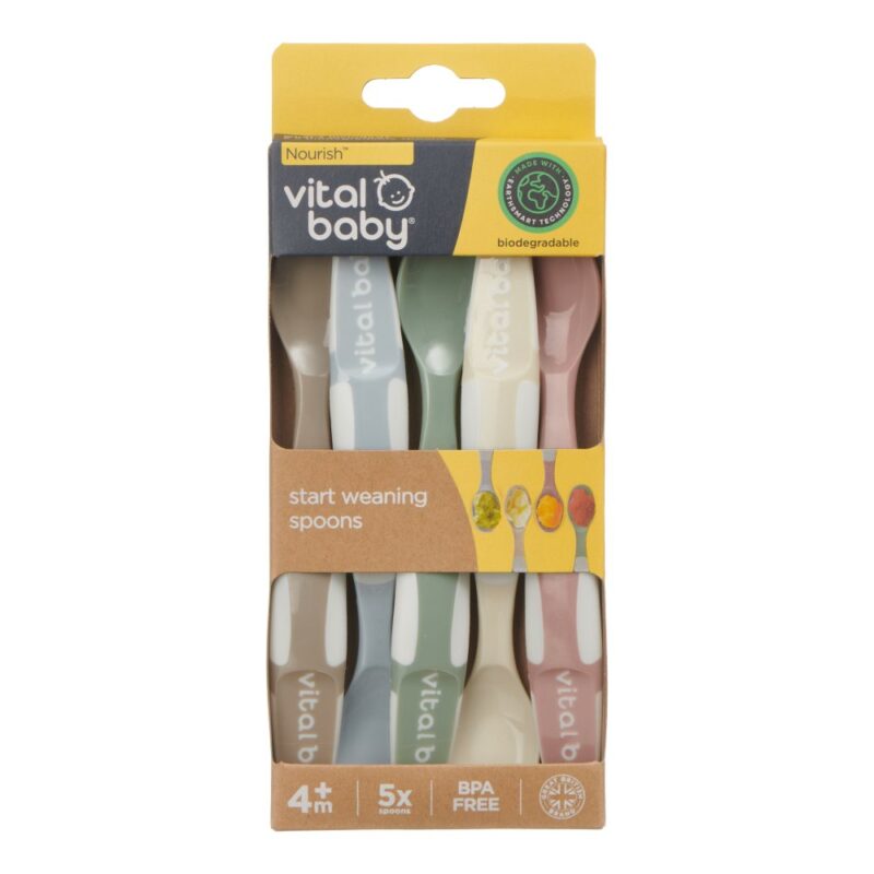 Vital Baby Big Kid Chunky Cutlery 4pk - Natural (copy)
