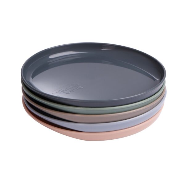 Vital Baby Nourish Perfectly Simple Plates 5pk - Natural