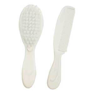 Nursery Time Brush And Comb Set- White