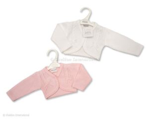Knitted Baby Girls Bolero Cardigan