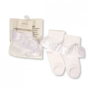 Baby Lace Socks - White