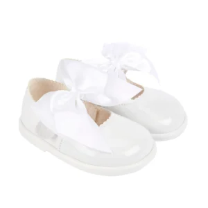 Baypods Hard Soled Shoe With Diamante Bow- Lemon (copy)