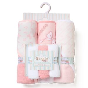 Baby Giraffe 6 Piece Hooded Towels & Washcloths Bath Time Set (copy)