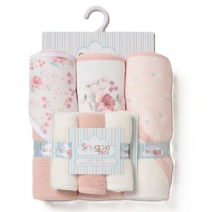 Baby Vegetables 6 Piece Hooded Towels & Washcloths Bath Time Set (copy)