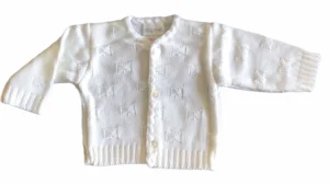 Premature Baby's Cream Cardigan