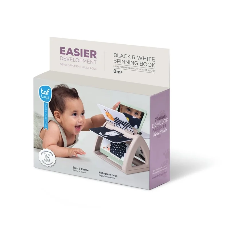 Taf Toys Black & White Spinning Book