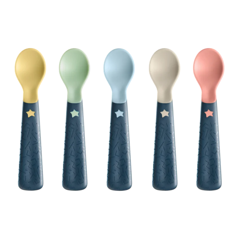 Tommee Tippee Easi Grip Self Feeding Spoons X5