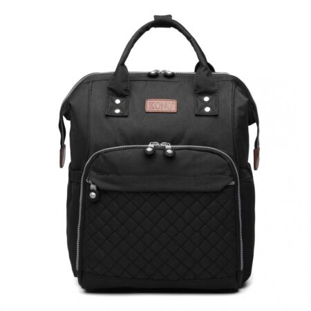 Wide Open Designed Baby Changing Backpack - Black