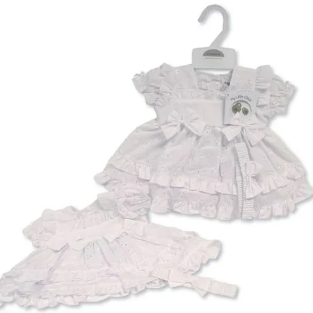 Tiered Baby Dress With Smocking And Bows (copy)