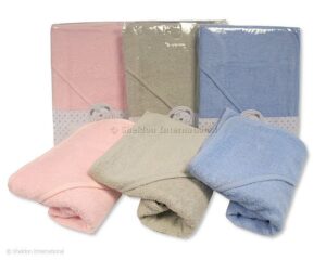 Baby Hooded Towel - Pink