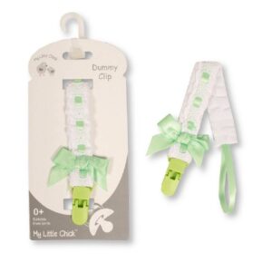 Dummy Clip With Lace And Bow- Grey (copy)